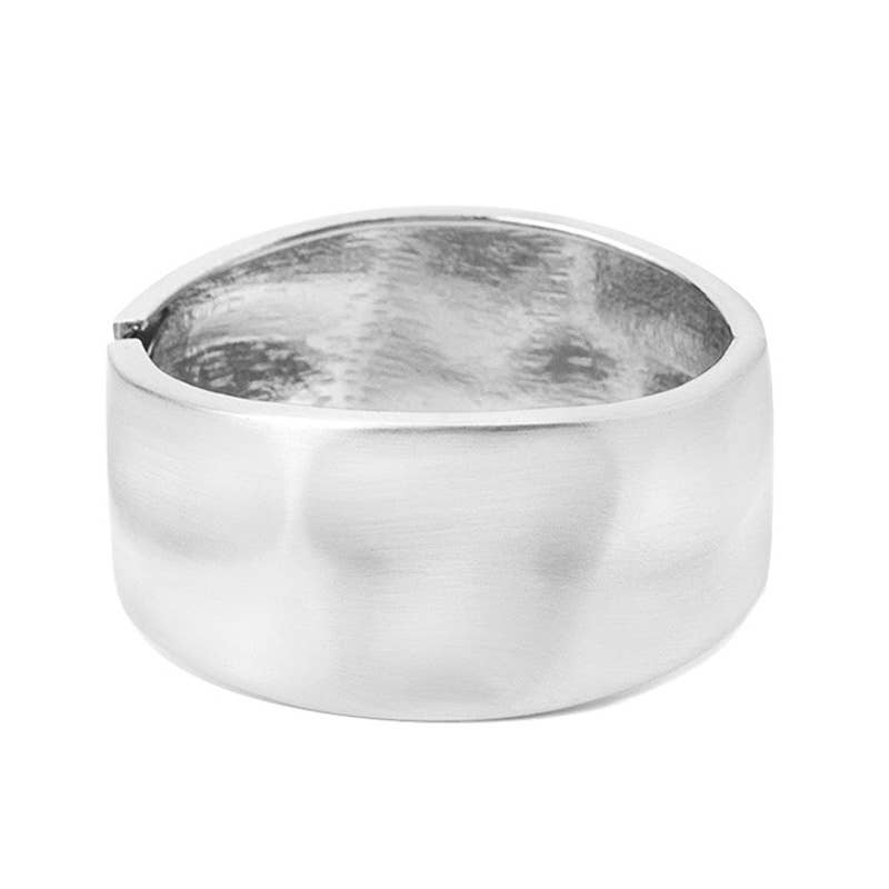 BRACCIALE RIGIDO LARGO A MOLLA