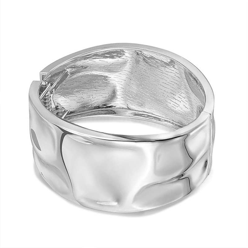 BRACCIALE RIGIDO LARGO A MOLLA