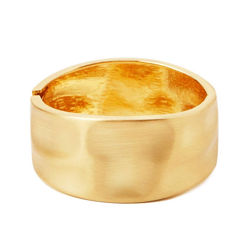 BRACCIALE RIGIDO LARGO A MOLLA